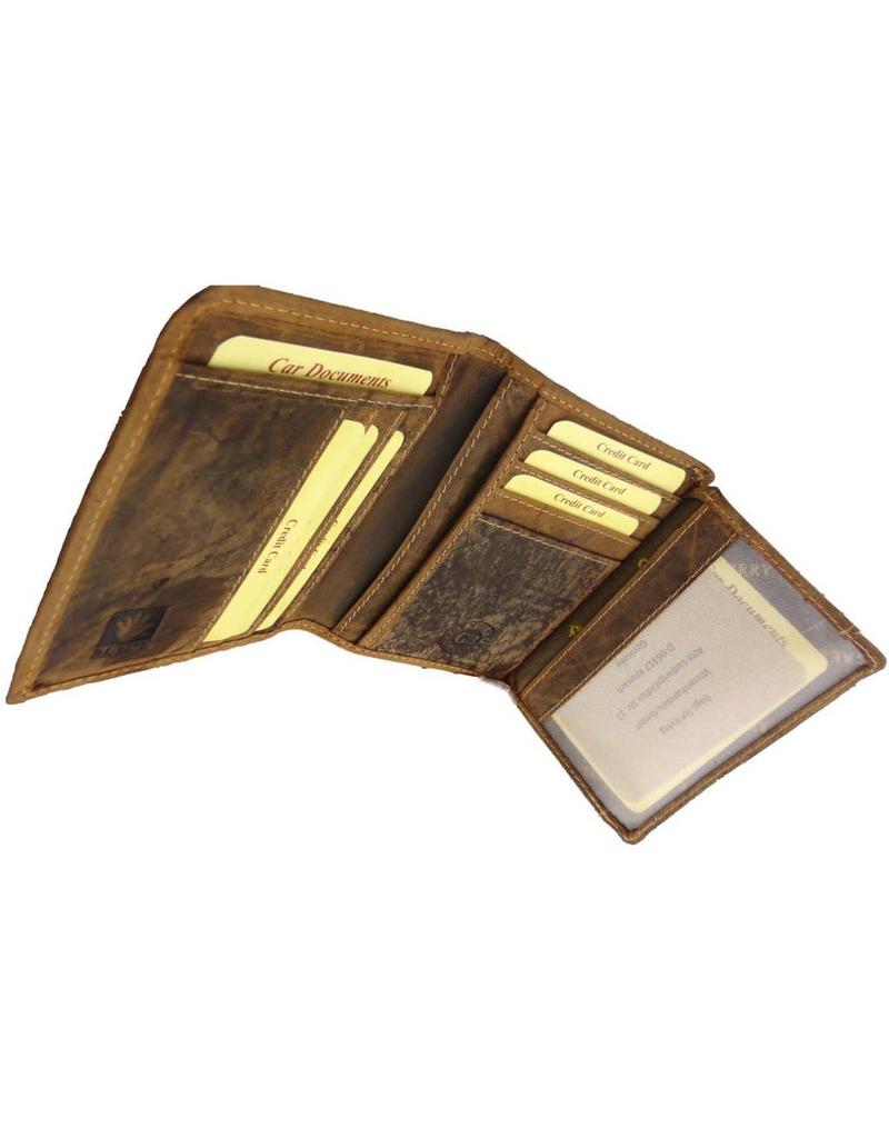 Greenburry  Leder-Kartenhalter & Fahrzeugpapiere Mappe mit RFID – Personalisierbar