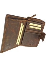 Greenburry Luxe Leren Portemonnee met Rits – RFID Bescherming – Personaliseerbaar