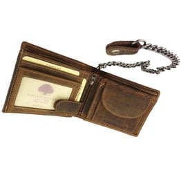 Handmade Leather Biker's Wallet Tassen & portemonnees Portemonnees & Geldclips Portemonnee met ketting 