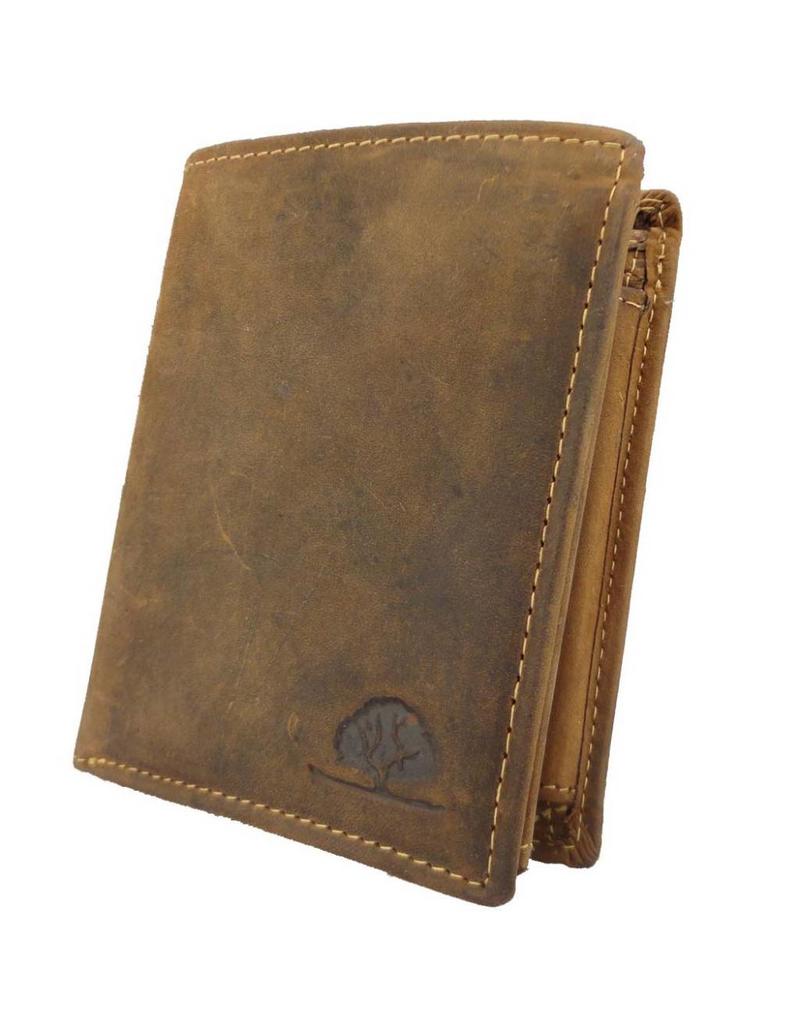 Greenburry Luxuriöse Herren Geldbörse Hochformat – RFID-geschützt & Personalisierbar