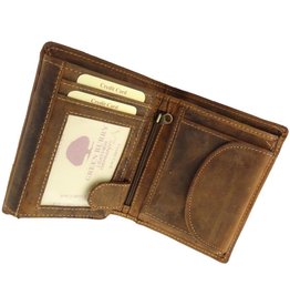 Greenburry Luxe Leren Heren Portemonnee Hoog Model – Greenburry