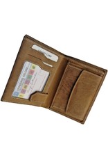 Barneys Leren Heren Portemonnee Hoog Model – RFID Bescherming, Personaliseerbaar & Optionele Veiligheidsketting – Buffelleer