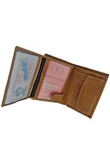 Barneys Herren Leder-Geldbörse – Büffelleder, RFID-Schutz, Personalisierbar & Optionale Sicherheitskette