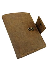 LD Leder-Geldbörse mit Klappe und Druckknöpfen – RFID-Schutz, Personalisierbar & Optionale Sicherheitskette