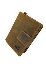 LD Leder Reißverschluss Geldbörse mit RFID-Schutz – Personalisierbar & Optionale Sicherheitskette