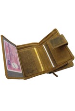 LD Leren Rits Portemonnee met RFID Bescherming – Personaliseerbaar & Optionele Ketting