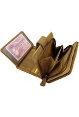 LD Leren Rits Portemonnee met RFID Bescherming – Personaliseerbaar & Optionele Ketting