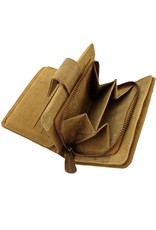 LD Leren Rits Portemonnee met RFID Bescherming – Personaliseerbaar & Optionele Ketting