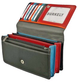 Burkely Harmonica Multicolor Zwart Luxe Nappa