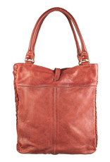 Bull & Hunt Zacht Leren Shopper Schoudertas Washed Leather Cognac