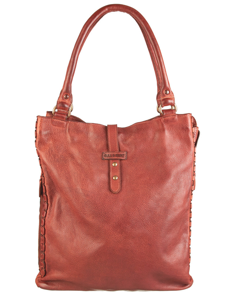 Bull & Hunt Weiches Leder Shopper Umhängetasche Cognac