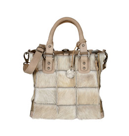 Bull & Hunt Leren Handtas Schoudertas Sherpa Sand