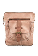 Bull & Hunt Casual Leder Umhängetasche Sand