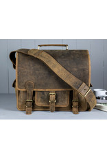 Scaramanga Small Damentasche Retro Schultasche Büffel Leder