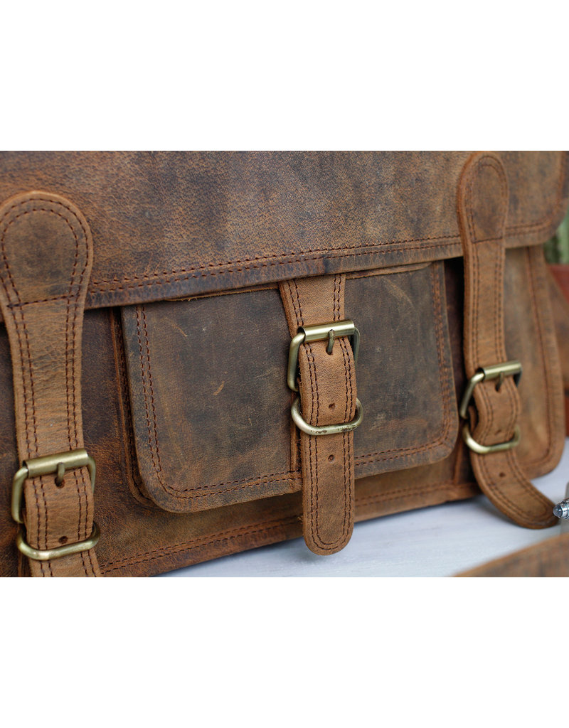 Scaramanga Small Damestas Retro Schooltas Buffelleer