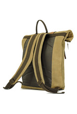 Ruitertassen Handverarbeitete Leder Rolltop Rucksack