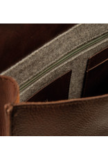 Harold's Retro Klassische Leder Aktentasche Businessbag