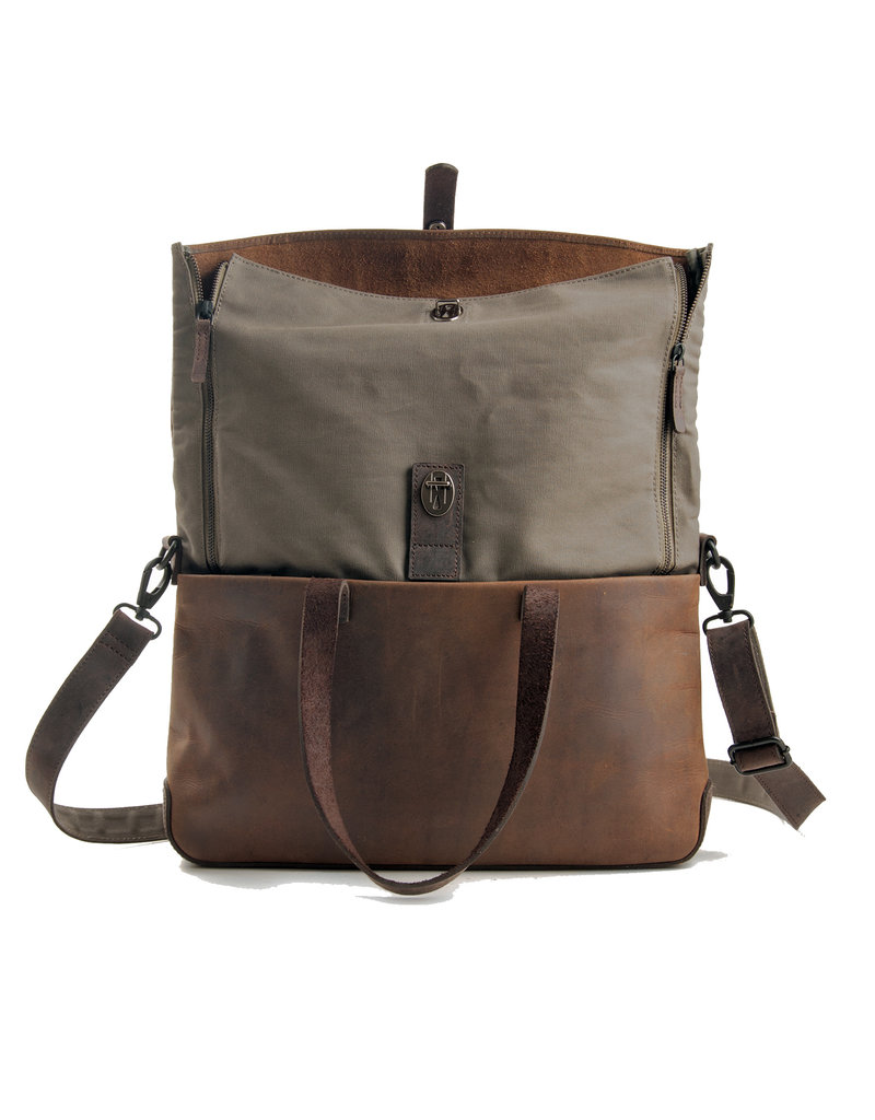 Harold's Leder Rucksack Rolltop Hoch S