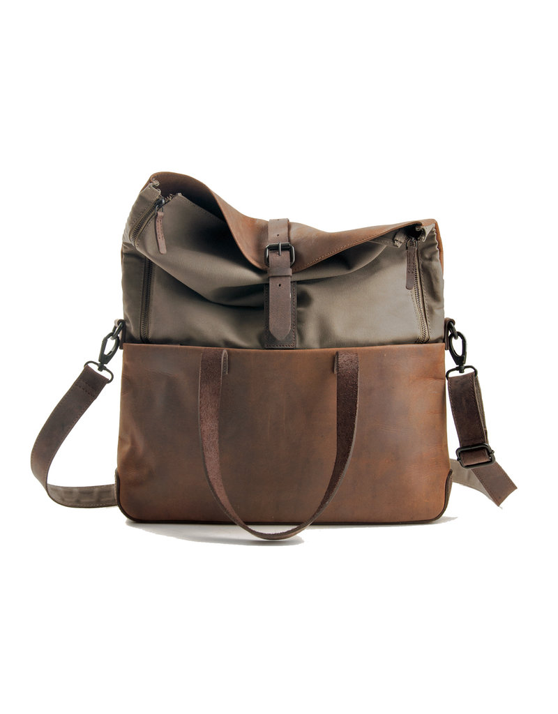 Harold's Leder Rucksack Rolltop Hoch S