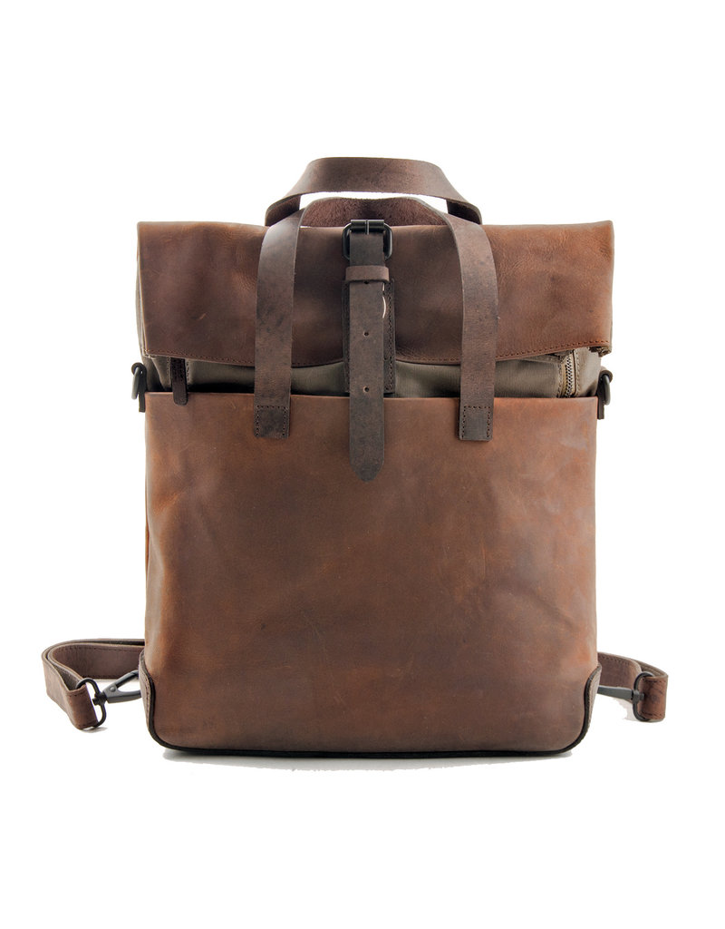 Harold's Leder Rucksack Rolltop Hoch L