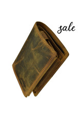 Leren Heren Portemonnee Hoog Model met RFID Bescherming – Personaliseerbaar & Optionele Ketting