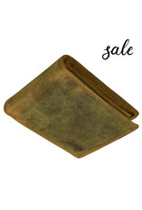 Leren Heren Portemonnee Laag Model met RFID Bescherming – Personaliseerbaar & Optionele Ketting