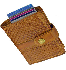 LD Leren Pashouder Portemonnee Embossed