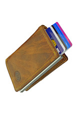 LD Pasjeshouder Portemonnee met Figuretta Cardprotector Hunterleer