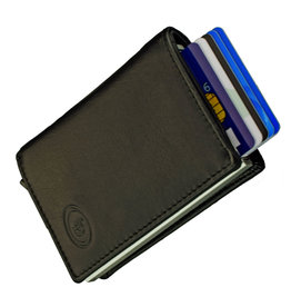 LD Pasjeshouder Portemonnee met  Figuretta Cardprotector Zwart