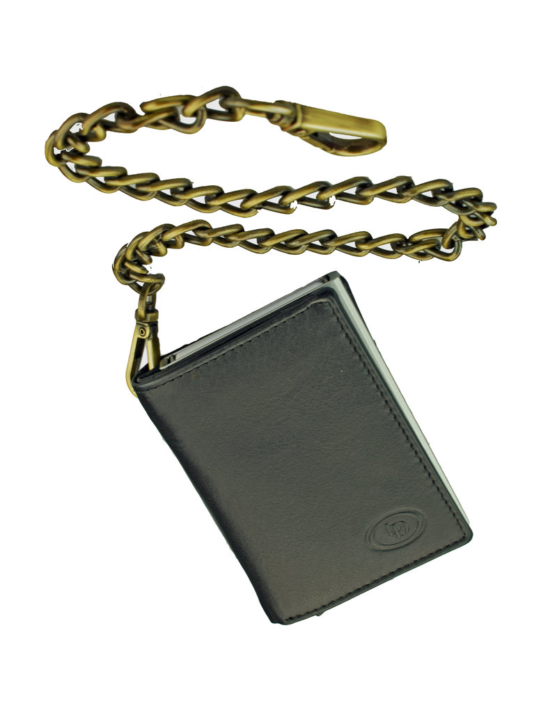 LD Kette Geldbörse mit Figuretta Cardprotector Schwarz