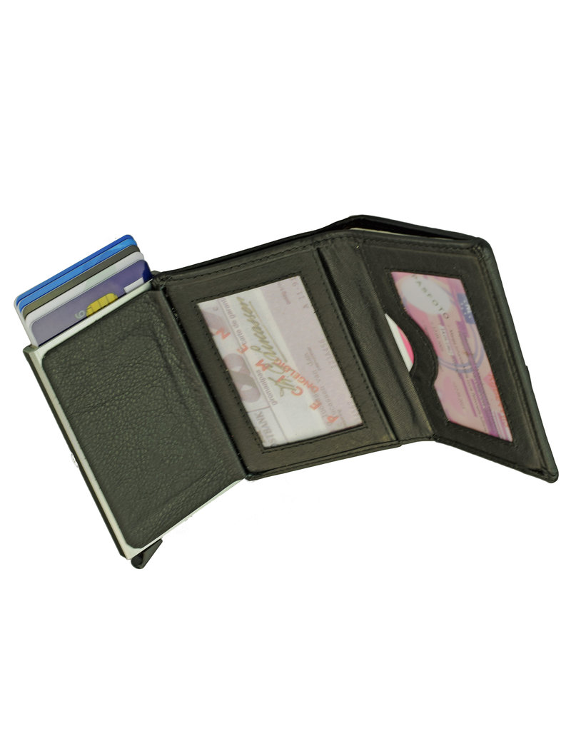 LD Kette Geldbörse mit Figuretta Cardprotector Schwarz