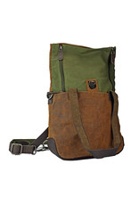 LD Leren Rugzak Rolltop Klein