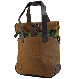 LD Leren Rugzak Rolltop Klein