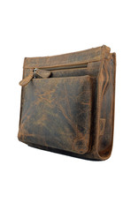 LD Leder Damen Umhängetasche Viereckig Mittel