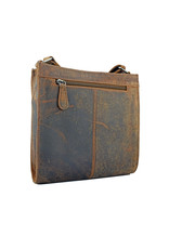 LD Leren Dames Schoudertas Vierkant Middel