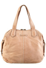 Bull & Hunt Washed Leder Handtasche Umhängetasche Sand