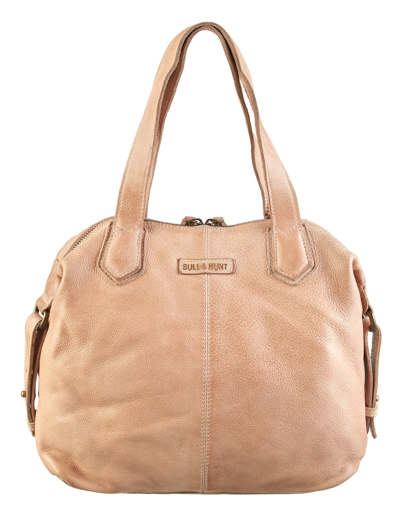 Bull & Hunt Washed Leder Handtasche Umhängetasche Sand