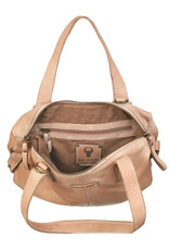 Bull & Hunt Washed Leder Handtasche Umhängetasche Sand