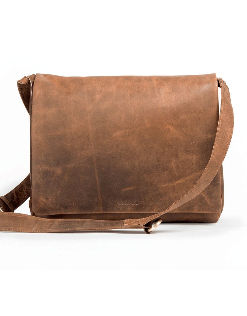 Harold's Leder Überschlagtasche Messenger Bag