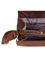 Harold's Leder Laptoptasche Doppelt Fach