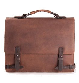 Harold's Leder Laptoptasche Doppelt Fach