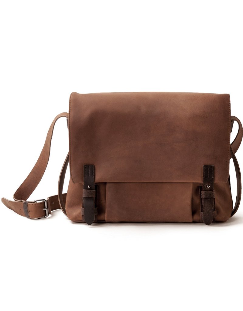 Harold's Leder Messengerbag Uberschlagtasche