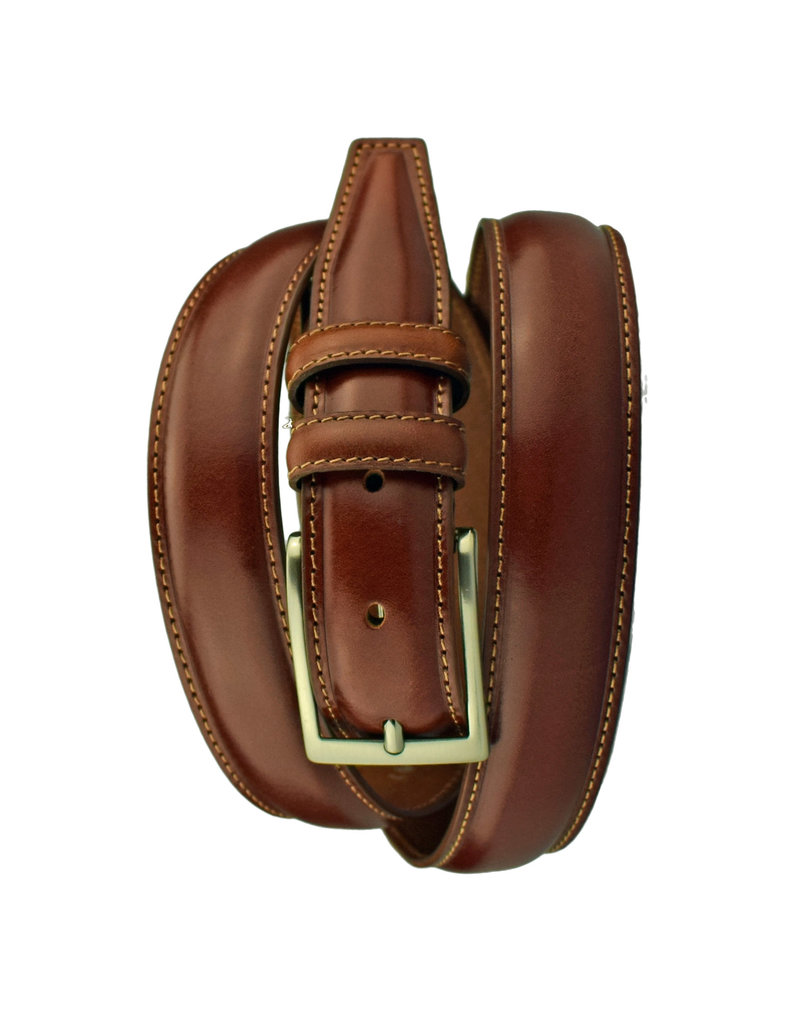 Leder Anzug Gürtel Cognac 3.0 cm