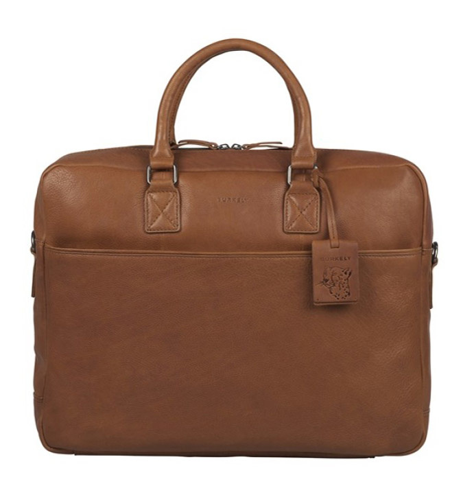 Enrico Benetti 17 inch laptoptas Caen cognac Enrico Benetti 17 inch laptoptas Caen cognac