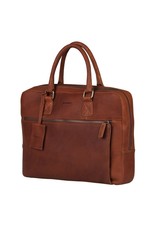 Burkely 13.3 inch Leren Werktas Laptoptas Cognac