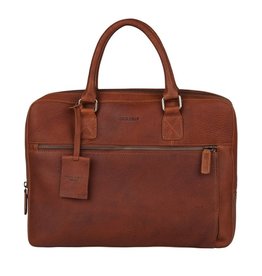 Burkely 13.3 inch Leren Werktas Laptoptas Cognac