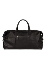 Burkely Grosse Leder Reisetasche Weekender Schwarz