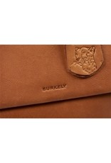 Burkely Leder Handytasche Geldbörse mit Handyfach Cognac