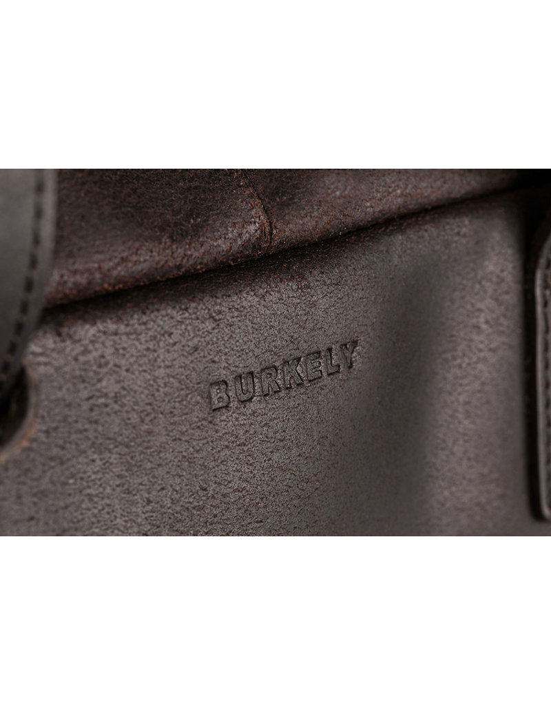 Burkely Basic 15.6 inch Leren Laptoptas Werktas Bruin