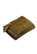 LD Rindleder Cardprotector Portemonnaie mit Münzfach – RFID-Schutz – Personalisierbar & Optionale Kette